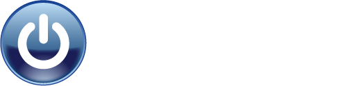 Powertec Telecomunicações — logotipo oficial para fundo escuro